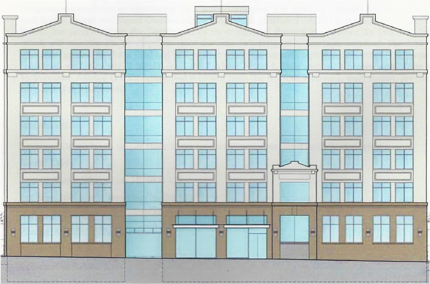 Eden Management residential building elevation drawing