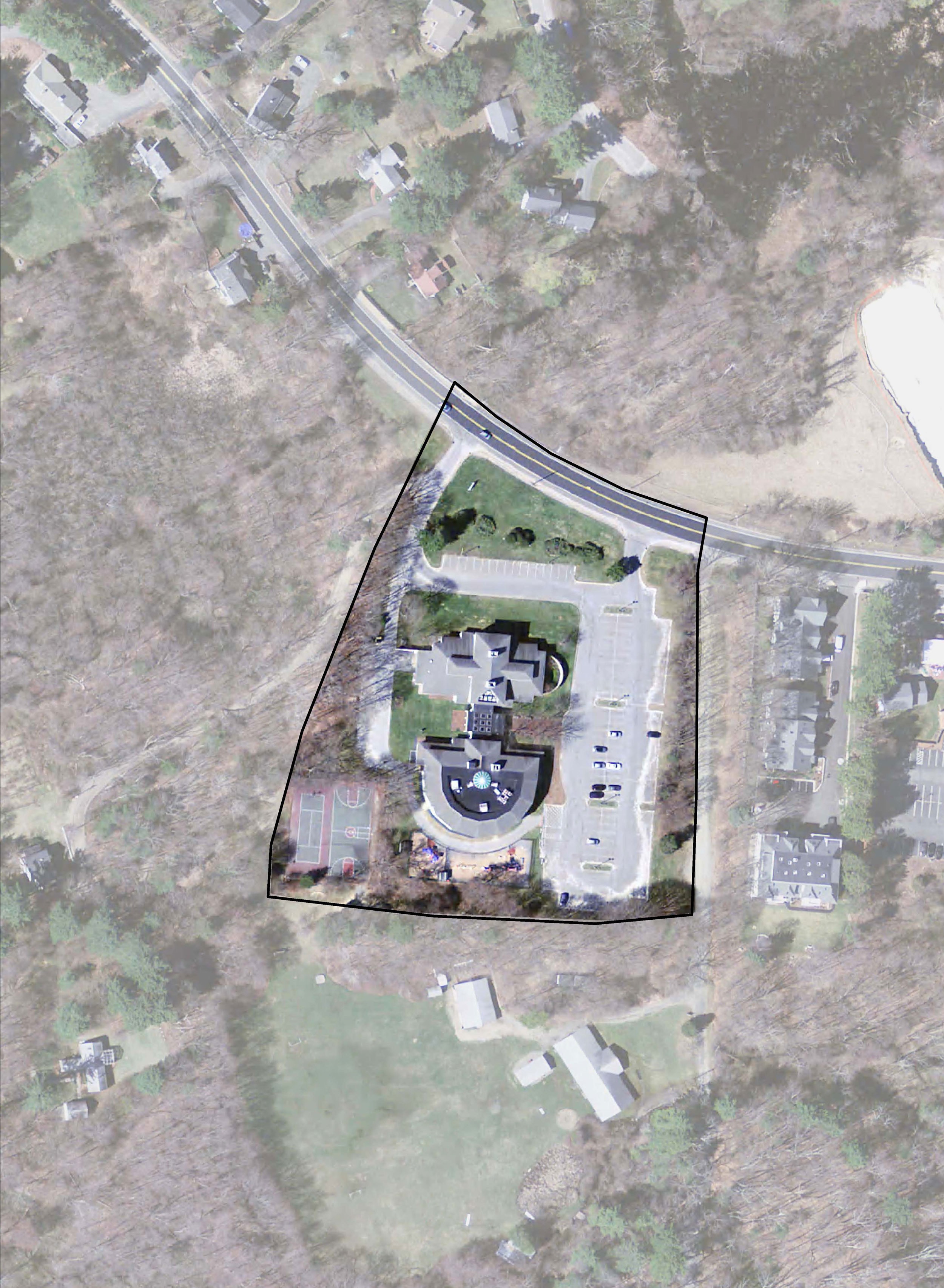 Wayland site plan aerial